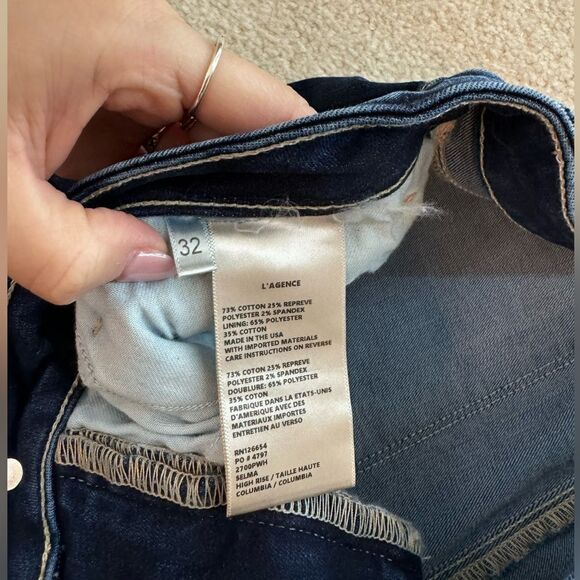 Women’s L’agence Flare Jeans Sz 32 - Picture 3 of 4